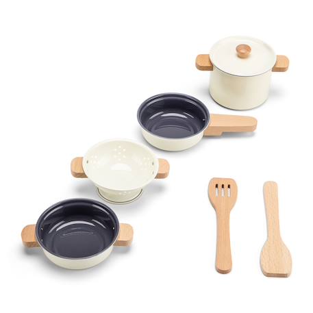 Ensemble de casseroles en métal Blanc 5 - vertbaudet enfant 