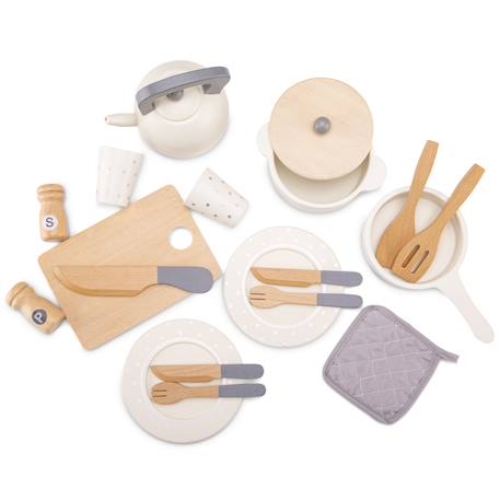 Dinette blanche en bois Blanc 2 - vertbaudet enfant 
