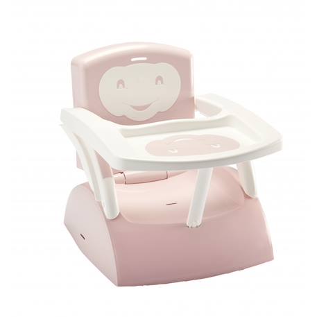 Tablette + tige rehausseur rehausseur 2 en 1 Rose poudré 4 - vertbaudet enfant 