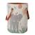 Panier de rangement pour chambre enfant malena Fond lin, détails multicolores. 1 - vertbaudet enfant 