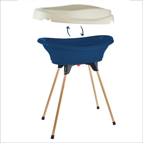 Pack plan à langer et baignoire vasco Blanc muguet+Bleu océan+Fleur bleue+Gris charme+Rose poudré+Vert céladon 7 - vertbaudet enfant 