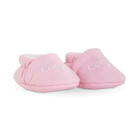 Chaussons roses pour poupon 30 cm Multicolore 1 - vertbaudet enfant 