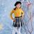 Jupe plissée hiver   carreaux tartan   london Bleu jaune+Bleu marine rouge+Gris anthracite+Rouge 11 - vertbaudet enfant 