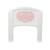 Tablette + tige rehausseur rehausseur 2 en 1 Rose poudré 1 - vertbaudet enfant 