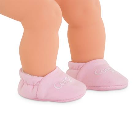 Chaussons roses pour poupon 30 cm Multicolore 2 - vertbaudet enfant 