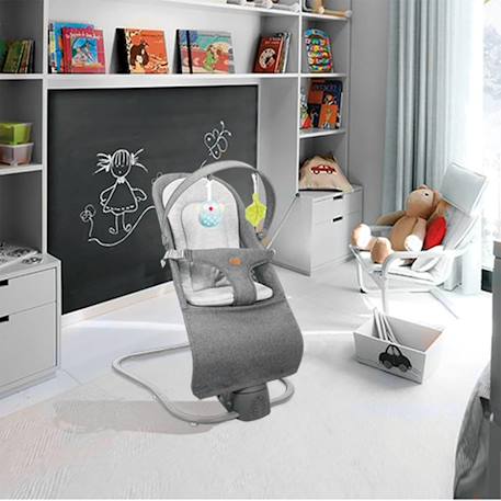 Transat avec balance automatique Lamarr Gris 2 - vertbaudet enfant 