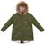 Parka tendance  enfant   et   rock & peace Kaki+Vert kaki 9 - vertbaudet enfant 