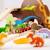 Circuit de train dinosaure Beige 3 - vertbaudet enfant 