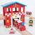 Circuit de train caserne de pompiers Rouge 3 - vertbaudet enfant 