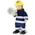 Figurines en bois pompiers Bleu 6 - vertbaudet enfant 
