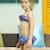 Maillot de bain 2 pièces   imprimé poissons koi   swan Poissons bleus 6 - vertbaudet enfant 