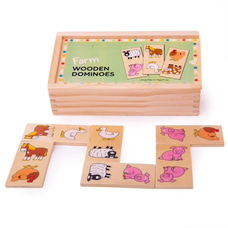 Dominos ferme Beige 2 - vertbaudet enfant 