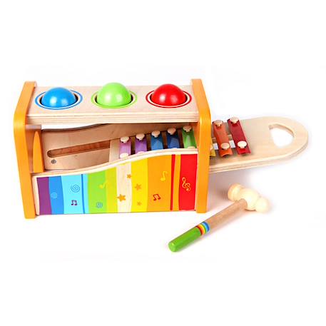 Boîtier à marteler et à tapoter Orange 2 - vertbaudet enfant 