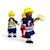 Figurines en bois pompiers Bleu 2 - vertbaudet enfant 