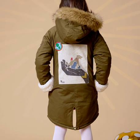 Fille-Parka tendance  enfant   et   rock & peace