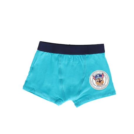 Lot de 5 boxers pat patrouille coton élasthanne Bleu 3 - vertbaudet enfant 