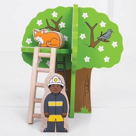 Circuit de train caserne de pompiers Rouge 4 - vertbaudet enfant 