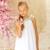 Robe cérémonie   à col liberty   alizee Blanc violet liberty 2 - vertbaudet enfant 