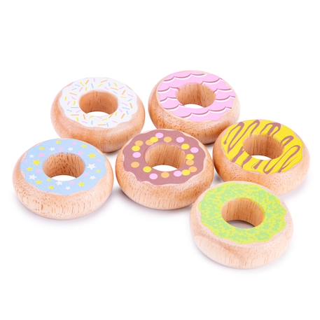 Donuts 6 pièces Beige 1 - vertbaudet enfant 