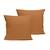 Lot de 2 taies d'oreiller percale de coton Blanc+Gris clair+Kaki+Moutarde+Terracotta 17 - vertbaudet enfant 