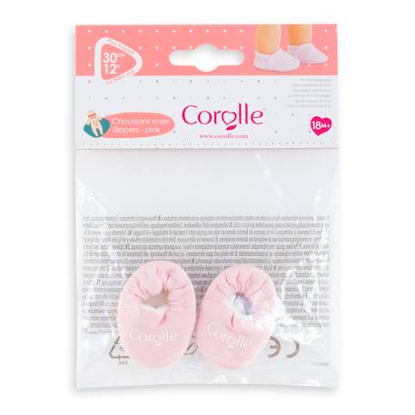 Chaussons roses pour poupon 30 cm Multicolore 3 - vertbaudet enfant 