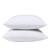 Lot de 2 taies d'oreiller percale de coton Blanc+Gris clair+Kaki+Moutarde+Terracotta 1 - vertbaudet enfant 