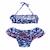 Maillot de bain 2 pièces   imprimé poissons koi   swan Poissons bleus 4 - vertbaudet enfant 