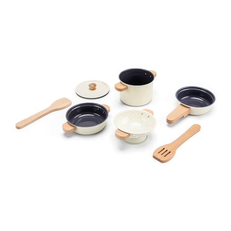 Ensemble de casseroles en métal Blanc 3 - vertbaudet enfant 