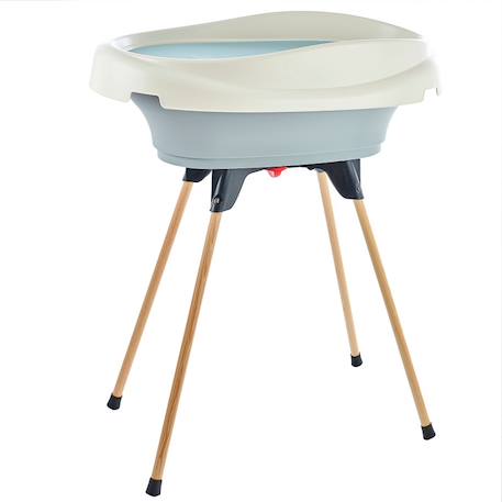 Pack plan à langer et baignoire vasco Blanc muguet+Bleu océan+Fleur bleue+Gris charme+Rose poudré+Vert céladon 16 - vertbaudet enfant 
