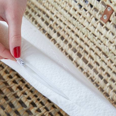 Matelas de couffin bamboo | forme ovale Blanc 5 - vertbaudet enfant 