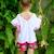 Jupe short  camouflage   - deux-en-un  jade Rose kaki 6 - vertbaudet enfant 