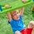 Balançoire 3 en 1 pour portique  plastique h190-250cm Bleu - vert 3 - vertbaudet enfant 