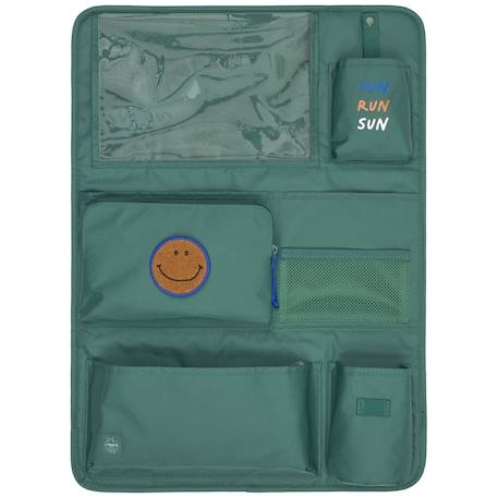 Organisateur de voiture little gang Bleu nuit+Vert foncé 4 - vertbaudet enfant 