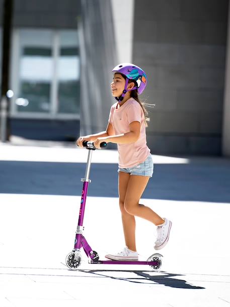 Trottinette enfant micro sprite pearl  led Bleu clair océan+Bleu et rose+Bleu pétrole+Bleu saphir+Rose+Vert eco+Violet 33 - vertbaudet enfant 