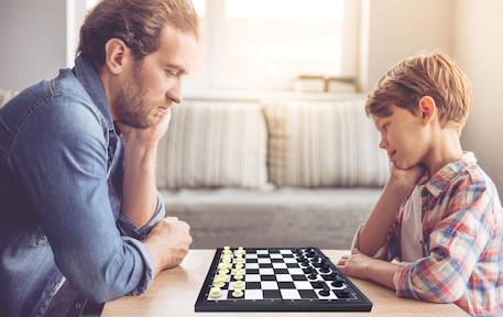 Jeu d’échecs magnétique pliable Noir 2 - vertbaudet enfant 
