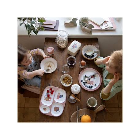 Assiette dragon tales en melamine Rose 2 - vertbaudet enfant 