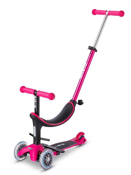 Trottinette évolutive mini micro 3en1 révolution Rose framboise 3 - vertbaudet enfant 