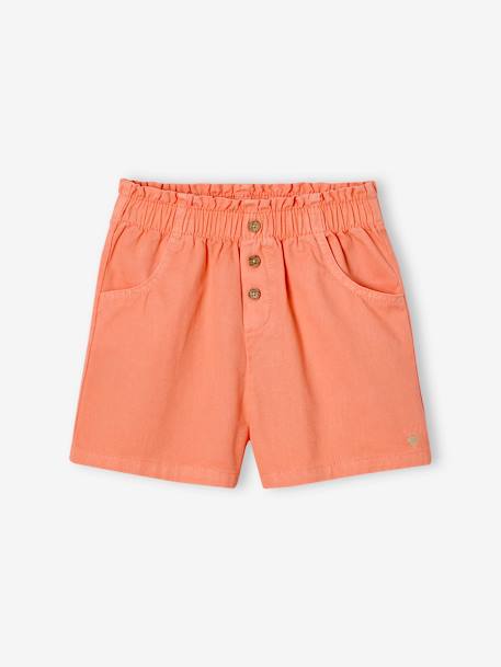 Short fille facile à enfiler corail+mauve 2 - vertbaudet enfant 