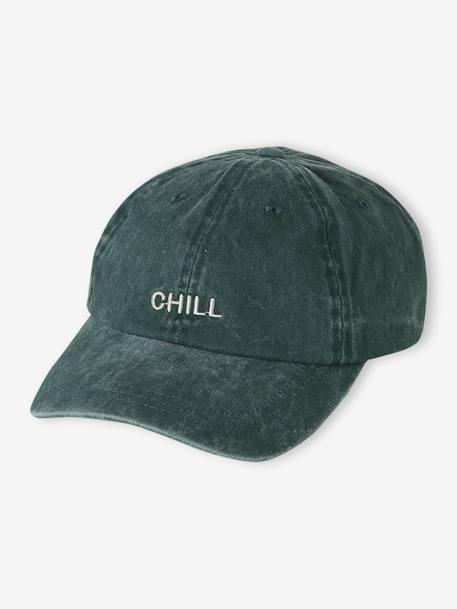 Casquette « Chill » enfant anthracite+vert d'eau+violet 6 - vertbaudet enfant 