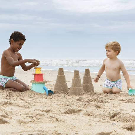 Jouets de plage alto et raki Bleu, jaune, vert d'eau 2 - vertbaudet enfant 