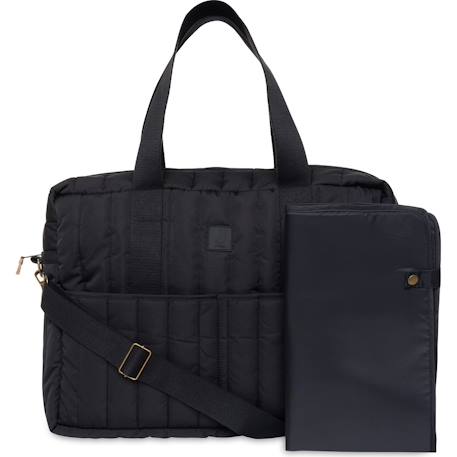 Sac à langer puffed moos Beige+Noir+Vert 7 - vertbaudet enfant 