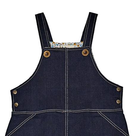 Robe salopette   jeans     lola Bleu marine 4 - vertbaudet enfant 