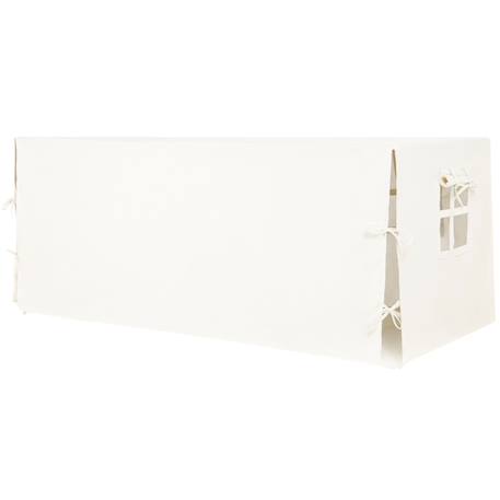 Cabane de table château noir et beige (90 x 200 cm) Ecru+Ecru, noir+Ecru, orange 4 - vertbaudet enfant 
