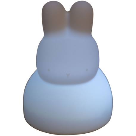 Veilleuse musicale en silicone lapin warm linen Beige 2 - vertbaudet enfant 