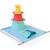 Jouets de plage alto et raki Bleu, jaune, vert d'eau 1 - vertbaudet enfant 