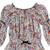 Robe  fleurie   à manches longues et col smocks  chimene Beige marron+Bleu lilas+Bleu roi+Orange vert 17 - vertbaudet enfant 