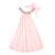 Robe cérémonie   voile  col liberty  alizee Rose rose foncé fleuri 4 - vertbaudet enfant 