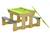 Table de pique-nique en bois massif pour enfants avec bancs et bacs en plastiques Vert 2 - vertbaudet enfant 