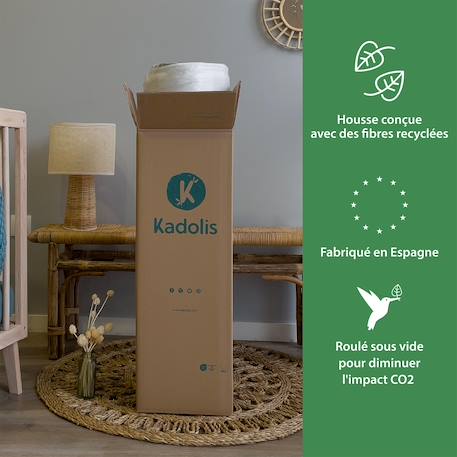 Matelas bébé aloe r Blanc 6 - vertbaudet enfant 