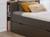 Lit gigogne avec rangements milor Anthracite+Blanc 4 - vertbaudet enfant 